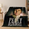 2026 Tommy Shelby P-Peaky B-Blinders Art Flannel Blanket,Cozy Soft Throw Blanket for Home Bedroom Bed Sofa Picnic Cover Gift