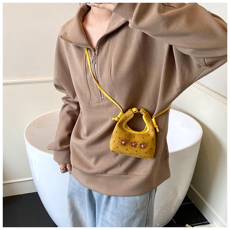 Kids' High-End Retro Polka Dot Crossbody Handbag: Parent-Child Matching Bag