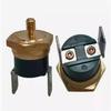 Hexagonal Copper Head Bakelite Bent Pin M4 Normally Closed KSD301/302 Thermostat Switch, 40-150°C, 250V 10A