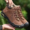 Men's Hiking Shoes Leather Outdoor Shoes Wear-resistant Men Trekking Walking Hunting Tactical Sneakers
