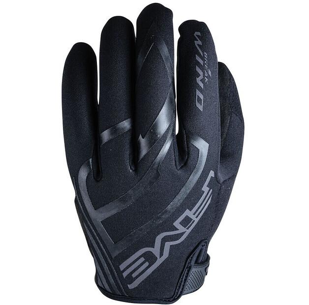 Велосипедные перчатки Five Gloves Windbreaker (черные)
