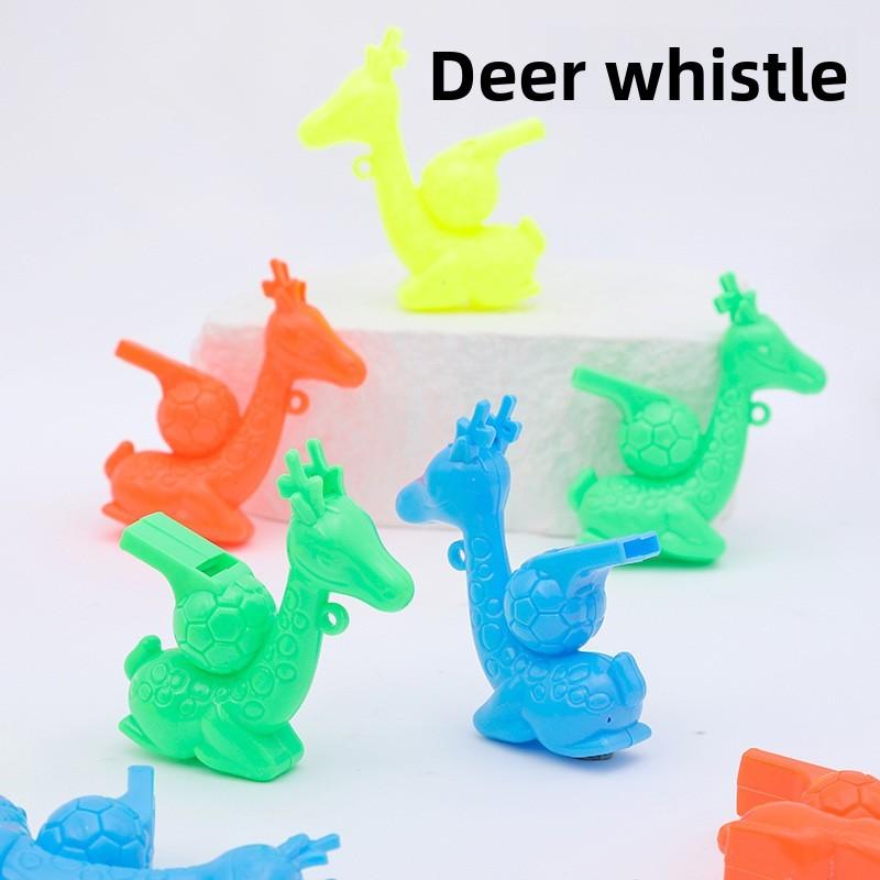 Kids Whistle Deer With Plastic Material For Playroom Outdoor Recreational Use