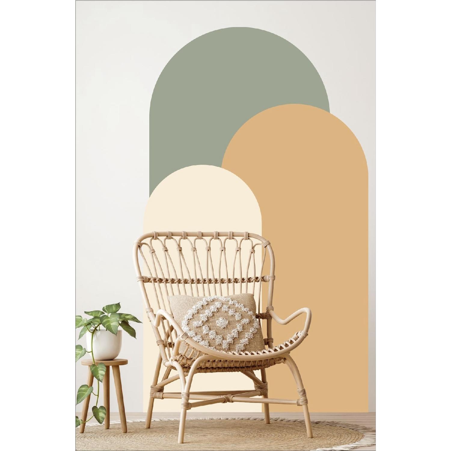 

Богемный овальный стикер на стену в стиле бохо, состоящий из 3 частей 60 x 100