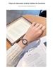 Jinmiou Women's Exquisite Mother-of-Pearl Square Leather Watch, Waterproof and Elegant for Daily Wear.