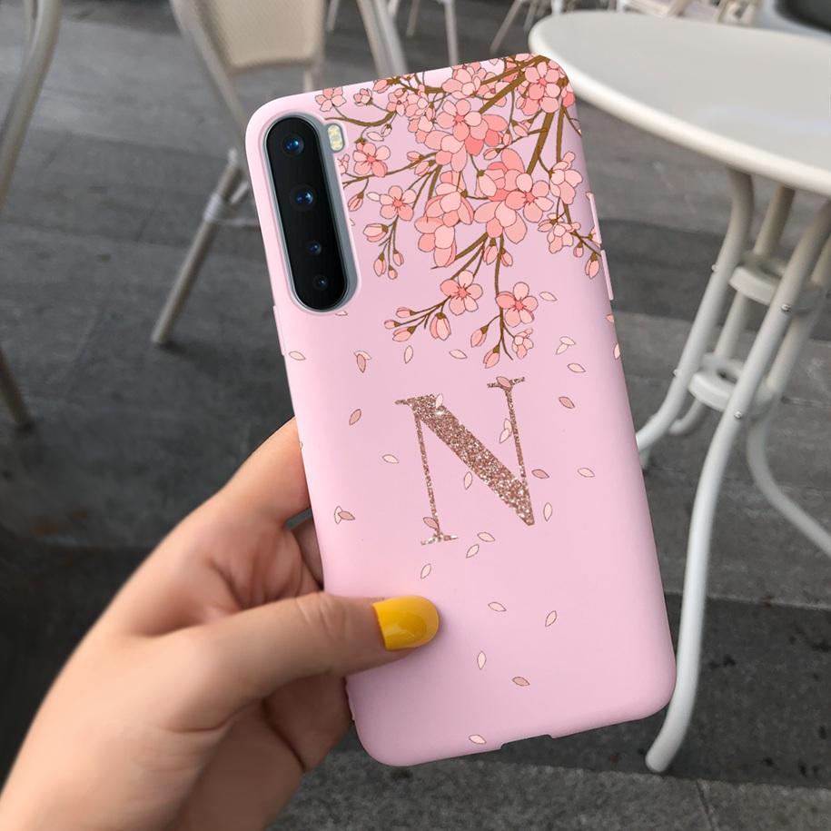 Für Oneplus Nord Hülle AC2001 AC2003 Handyhülle Mode Krone Buchstaben Schlank Matt Capa Weiche Funda Für One Plus Nord 1+Nord Bumper