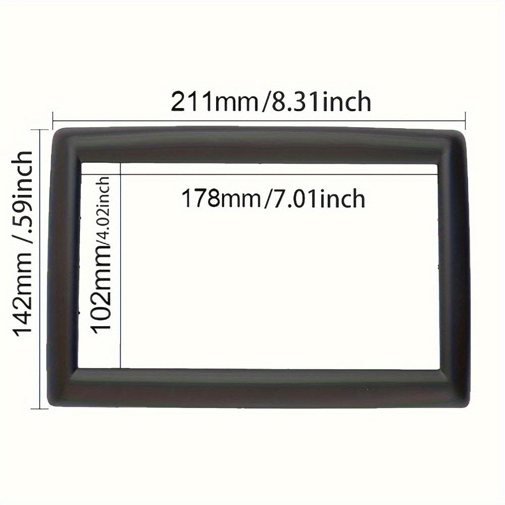 Doppel 2 Din Radioblende für Renault für Megane 2 2002-2009 Stereo-Panel Armaturenbrett-Kit Umbau Installation Zierleiste Frontrahmen Blende