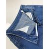 Women's Spring New Stretch Straight Jeans Quality Models Retro Rolled High Waist Trousers