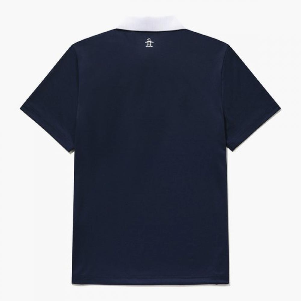 MunSingwear Men S Uv ProTecTion ShorT Sleeve T ShirT Dark Navy  mq221mTS58 
