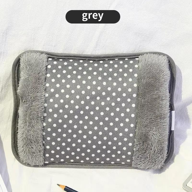 Winter Charging Electric Hot Water Bag (EU 220V 500W) – Double Insert Dot Pattern, Rechargeable Hand Warmer, Special for Warmth