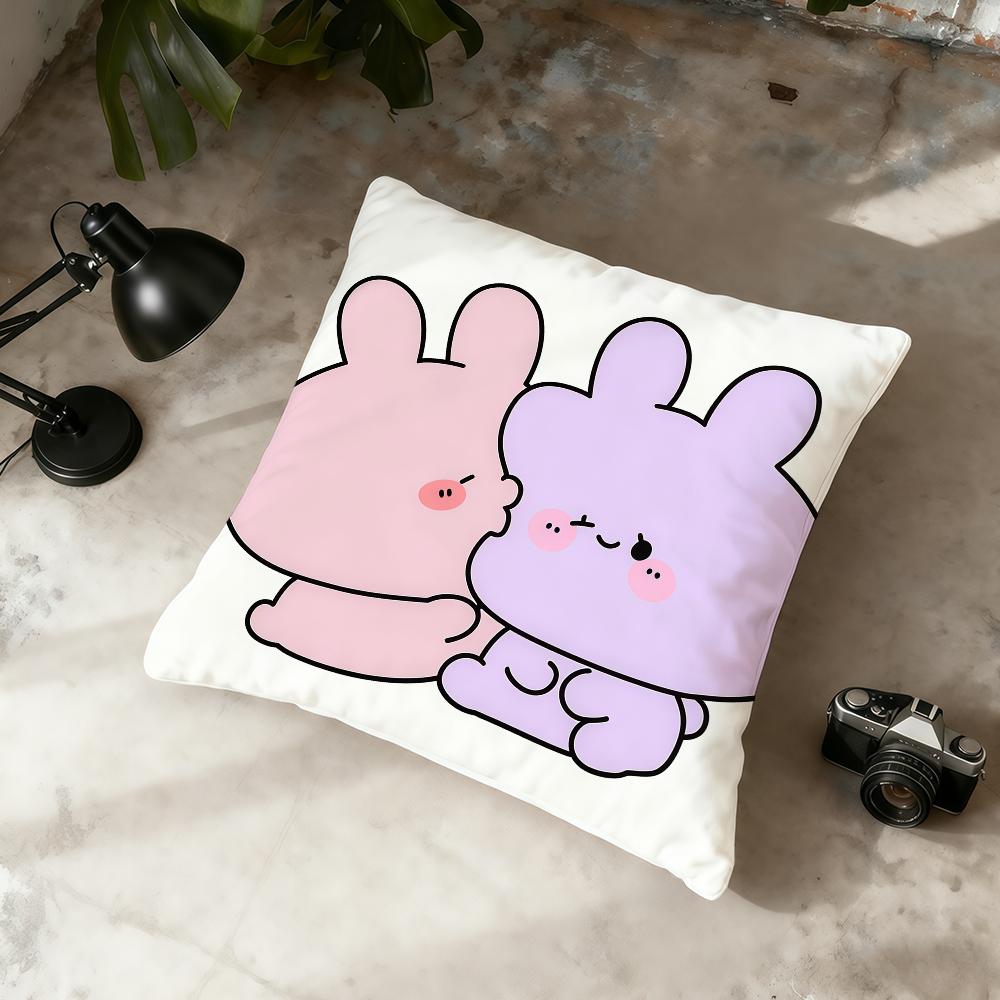 

AAAsamimichaann Cute cushion cover Home Office Convenient Nordic Simplicity Hit With Zipper Cushion Cover 30x30cm 12x12in