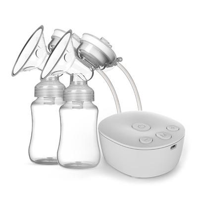 Kit tiralatte elettrico doppio con 2 bottiglie di latte USB potente massaggiatore per il seno