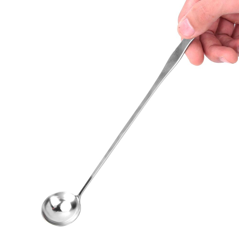Stainless Steel Long Handle Bar Mixing Spoon Reusable Candle Mixing Spoon Candle Stirring