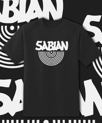 Sabian Drums Cymbals T Shirt Adult & Youth Sizes Fast Ship!