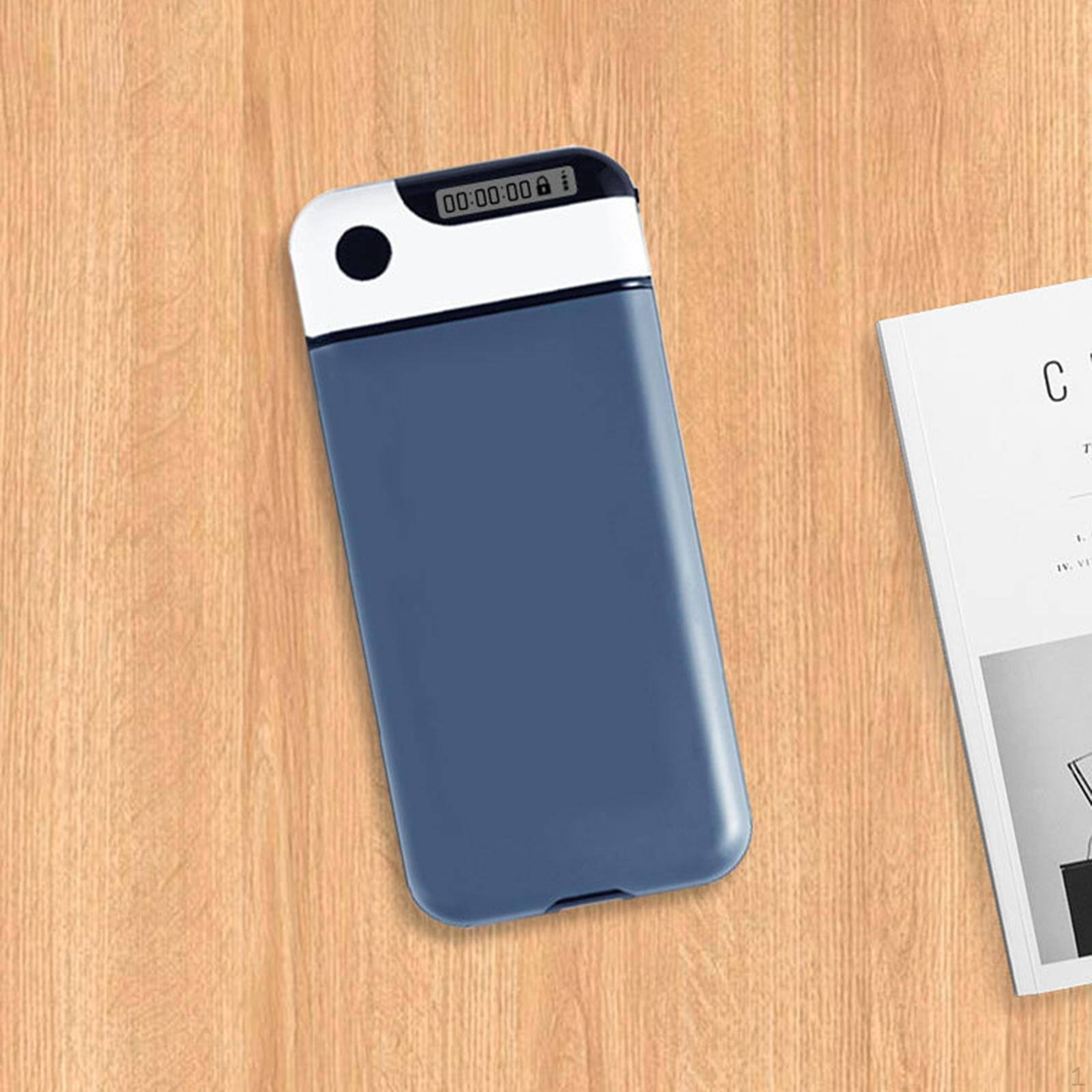 

Простой в использовании, Ориентированный на спину, Универсальный, Запираемый Таймер для Стола, Стола, И синий