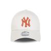 Casquette 9Forty - New Era - New York Yankees - Crème - Taille Unique - 100% Coton