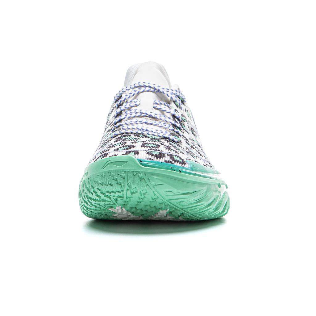 Li Ning Jie Ao 2 Basketball Shoes Men's Low Top White Black Green ABFV013-15