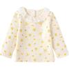 Balabala Girls' Floral Long-Sleeve Cotton T-Shirt