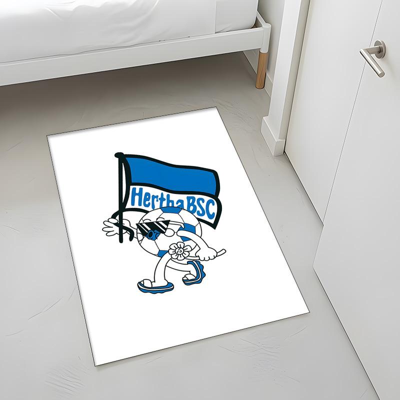 Hertha Berliner Sport Club (19) Rug Suitable For Living Rooms Bedrooms Computer Rooms Dining Areas And Placement Under Tables And Chairs Also An Ideal