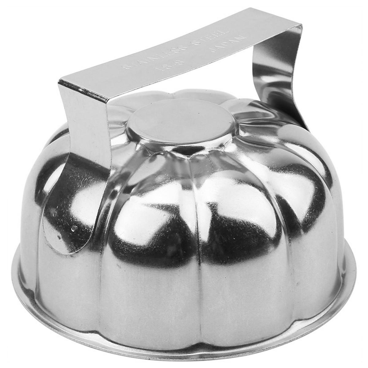 

Omurice Mold Pumpkin Style Onigiri Mold Stainless Steel Rice Ball Mold Egg-Wrapped Rice DIY Sushi Making Mold Kitchen Gadgets