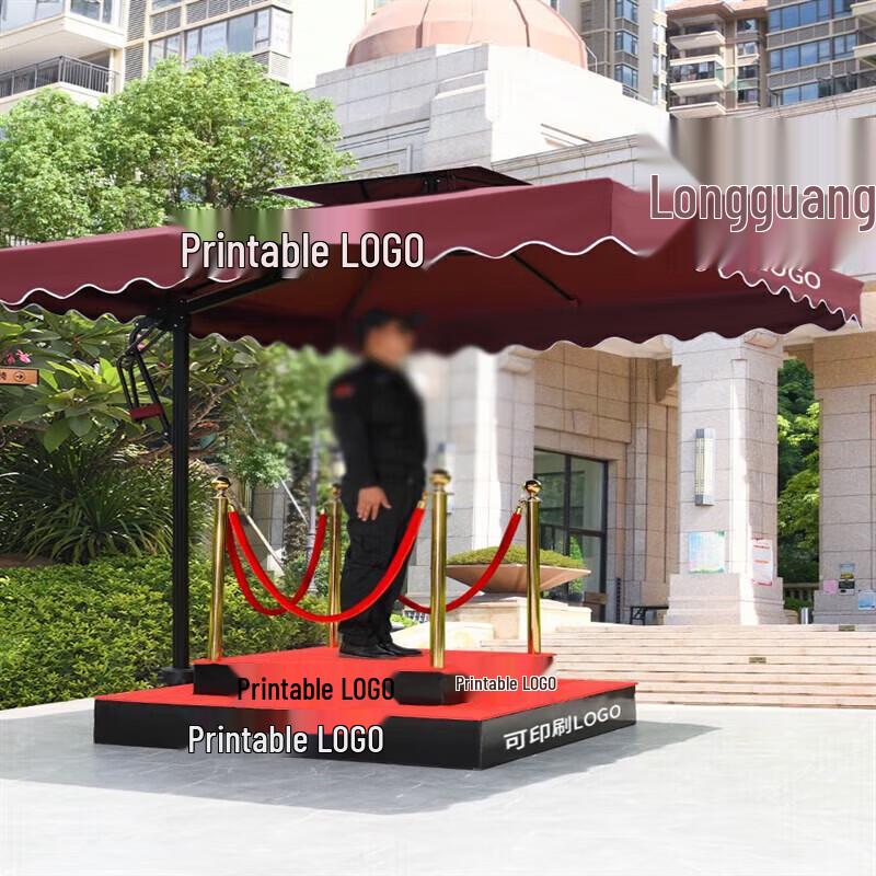 XinKaiDa Outdoor Sentry Post Umbrella with Stand