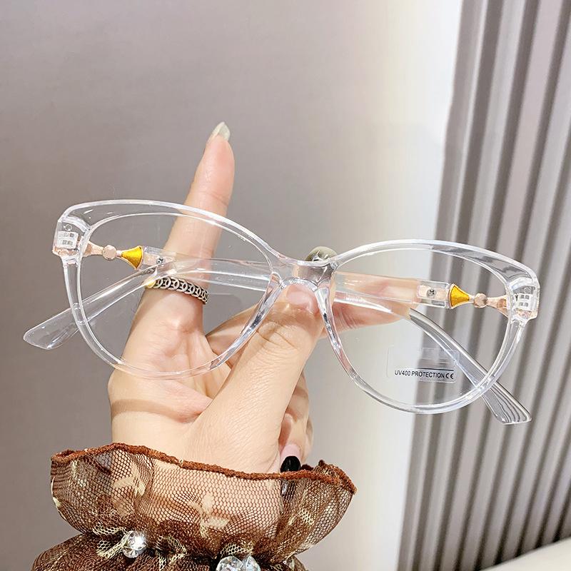New Anti Blue Light Reading Glasses With High-definition Fashionable Portable And Versatile Flat Light 6019