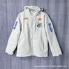 Giacca con Cappuccio da Uomo Stile Neymar Brasile Leggera Antivento Allenamento Cappotto da Esterno