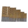 50pcs 135 Degree Point Angle HSS Drill Bit Set 1mm 1.5mm 2mm 2.5mm 3mm Twist Drill Bits Set Wood
