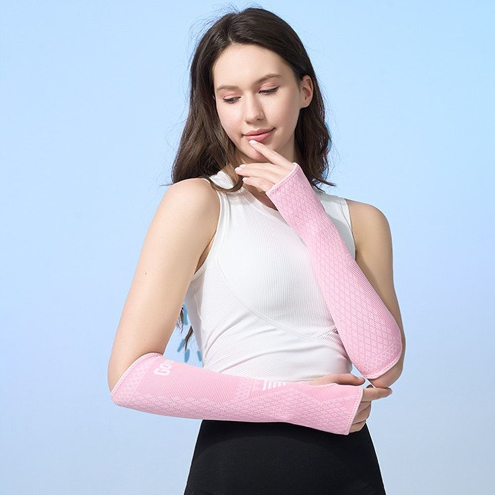 1 Pair Elastic Volleyball Wrist Sleeve Anti-collision Breathable Arm Cover Protector Arm Hand Guards Protector Sweat-absorbent
