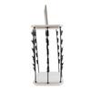 Chip Rack mit Top Schreiben Pad Kreative 360 grad Rotierenden 5 Tiers 40 Clips Holz Chip Display Stand für