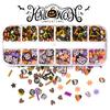 1 Box Nail Sequins Ultra-Thin Bright Color Shiny Visual Effect Enhance Atmosphere Soft Clay Halloween Themed Manicure Ornament Nail Sequins