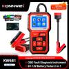 KONNWEI KW681 Car OBD2 Scanner Battery Tester 2in1 6V 12V Clear Trouble Codes Read Data Stream Freeze Frame Car Diagnostic Tools