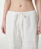 MUSINSA STANDARD WOMAN Women'S Plaid Lace Drawstring Wide Pants [Ivory]