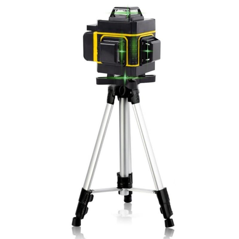 New 4D 16 Line Auto Self-Leveling Measuring Tools 360° Horizontal and Vertical Cross Green Laser Level High Precision Laser Level