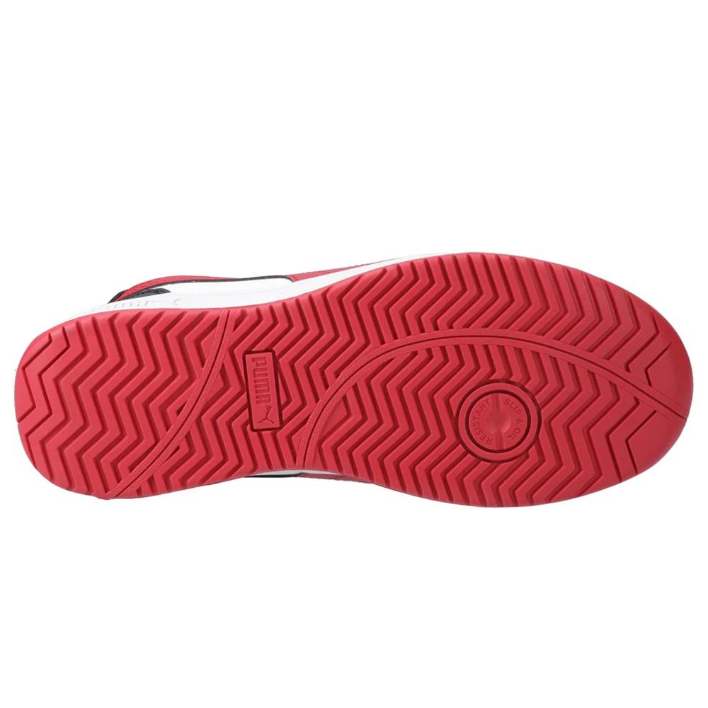 Puma Safety Mens Frontcourt Leather Low Safety Trainers