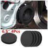 4PCS 6.5 Inch Car Speaker Ring Bass Door Trim Self Adhesive Sound Insulation Cotton Soundproof Foam Pad for Woofer Audio Pad Heat Shields 2