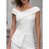 PEYWOW Women's Fashion V-Neck Sleeveless Casual Blouses & Shirts