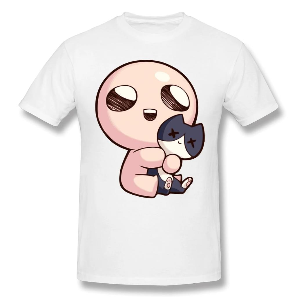 Kawaii Clothing The Binding of Isaac Cute Character Guppy's Cat TShirt Funny Tops Unisex Casual Tops Anime Shirt Ropa Hombre