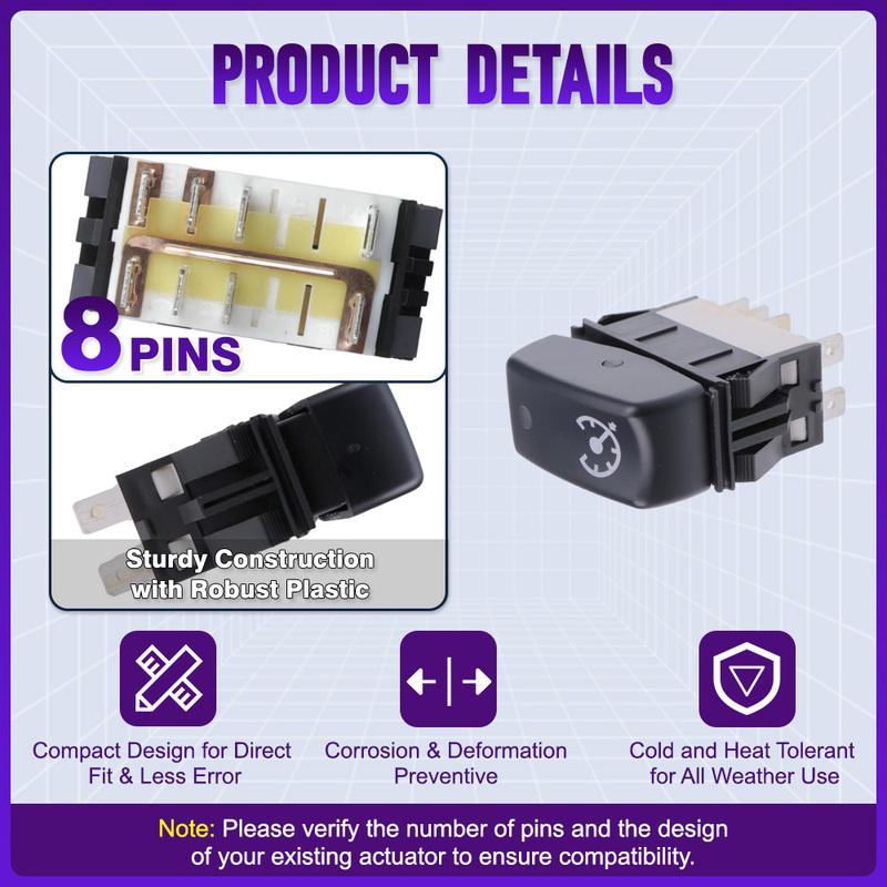 Power Cruise Control Rocker Switch Button for Kenworth Trucks Left Hand Drive P27104014 577.59636 8P