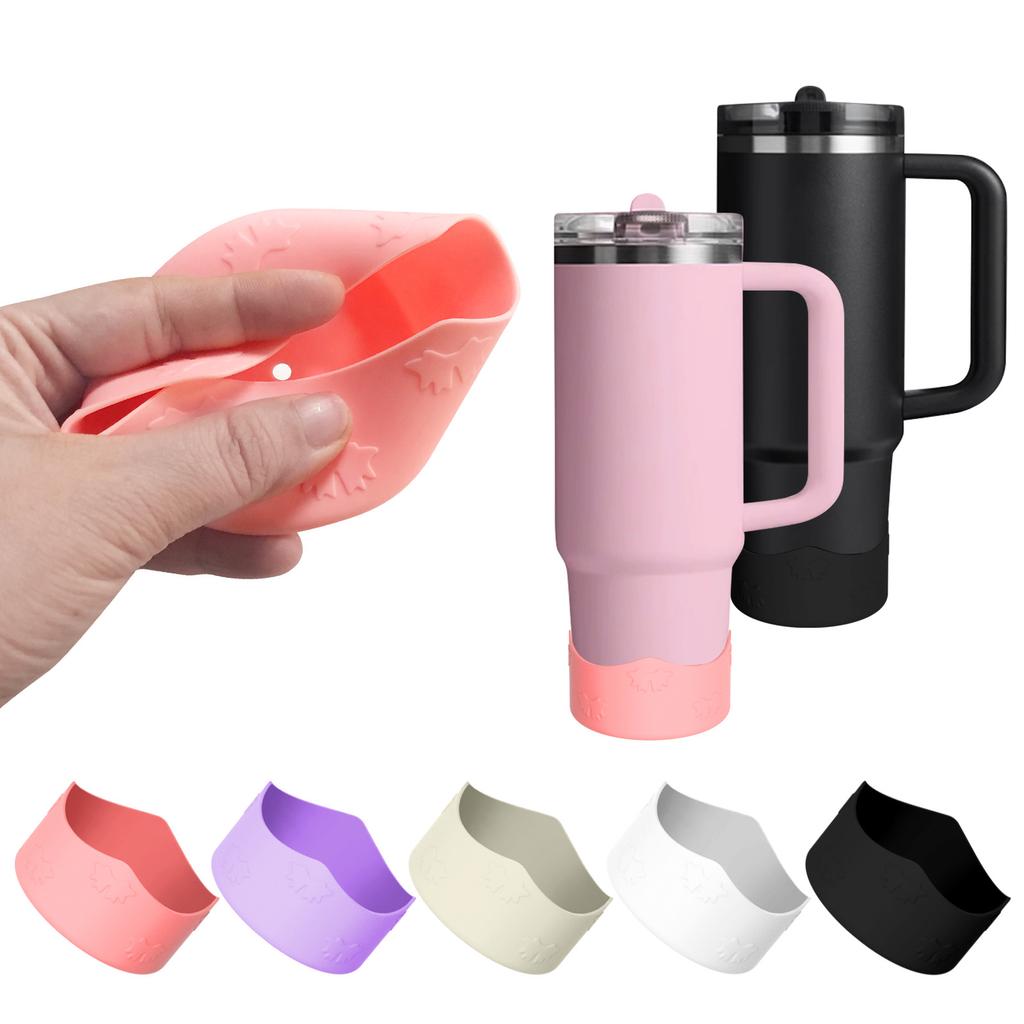Stivale per Borraccia in Silicone Fondo Antiscivolo per Stanley Tumbler Owala Manicotto Protettivo per Tazza d'Acqua 2,95 pollici Accessori per Tazze
