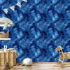 Ink Wallpaper, blue background, blue center for Living Room and Bedroom 50x1000