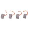 100Pcs Carbon Brushes Replacement Kits Fit for Automotive Electronic Fan Motor J435A 9x8x13.5mm