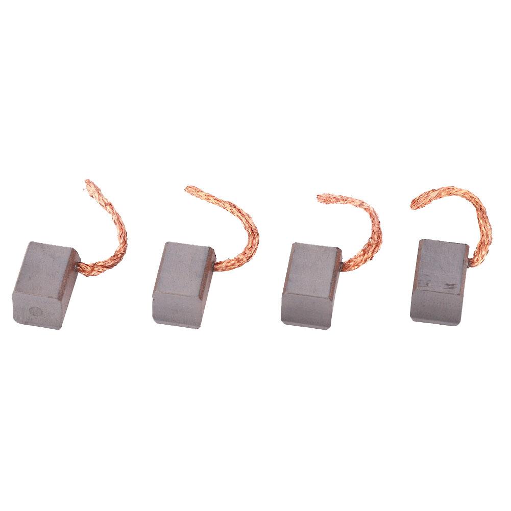 100Pcs Carbon Brushes Replacement Kits Fit for Automotive Electronic Fan Motor J435A 9x8x13.5mm