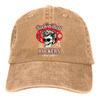 Πλυμένο Καπέλο Μπέιζμπολ Unisex Σκελετός Ζάρια Rockers Trucker Snapback Καπέλα Καπέλο Πατέρα Rockabilly Rock and Roll Καπέλα Γκολφ