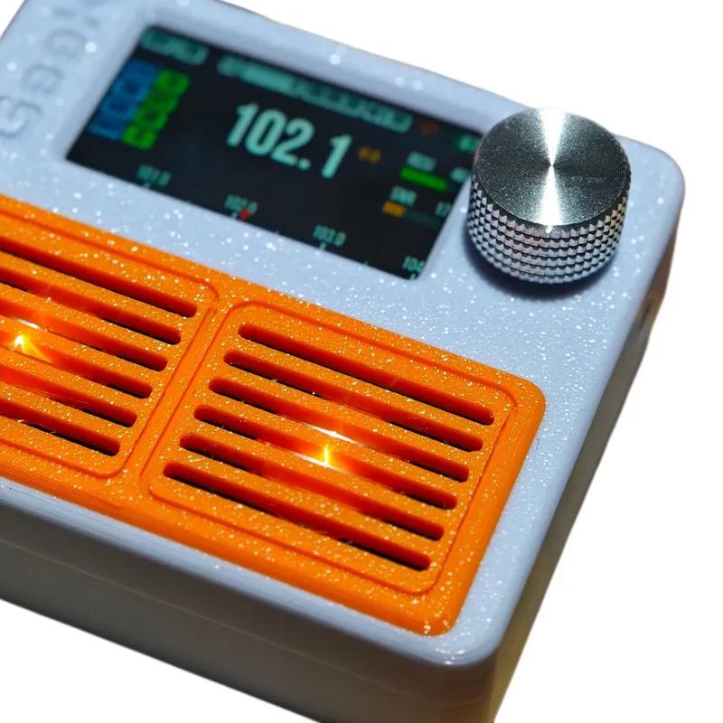 Vollbandradio Si4732 1,9 Zoll IPS Farbdisplay Tragbar Vollfrequenz Stereo Netzwerkradio mit Internet & Flugfunkband