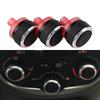 Auto AC Knopf für Peugeot 206 207 2006-2011 für Citroen C2 2007-2011 3 Stück Klimaanlage Heizungsregler Schalter Taste Knopf