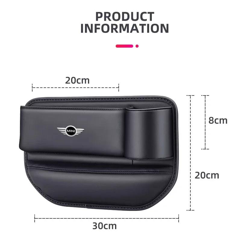 Autositz-Lücken-Organizer Aufbewahrungsbox Tasche Für Mini Cooper JCW Works R56 R50 F54 F55 F56 F57 F60 R52 R53 R55 R57 R58 R59 gqtsu22