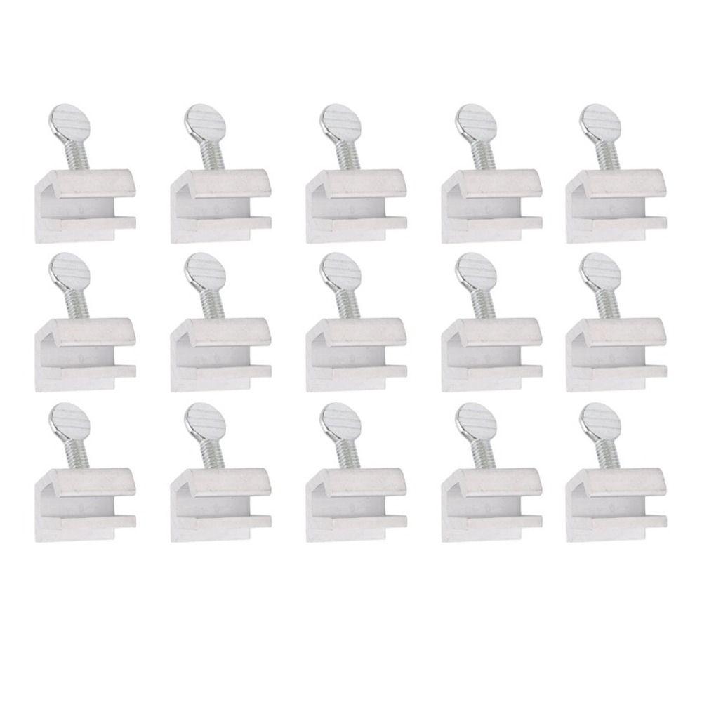 15pcs Adjustable Fit Door Window Lock Vertical Horizontal Security Door Lock Up Down Windows