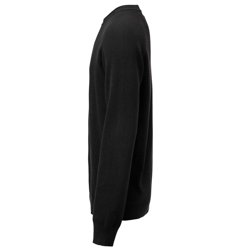 James Harvest Mens Ashland Knitted Raglan Sweatshirt