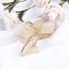 Girls Temperament Net Yarn Korean Bow Knot Grab Clip Hair Accessories Hair Clip Hair Claw