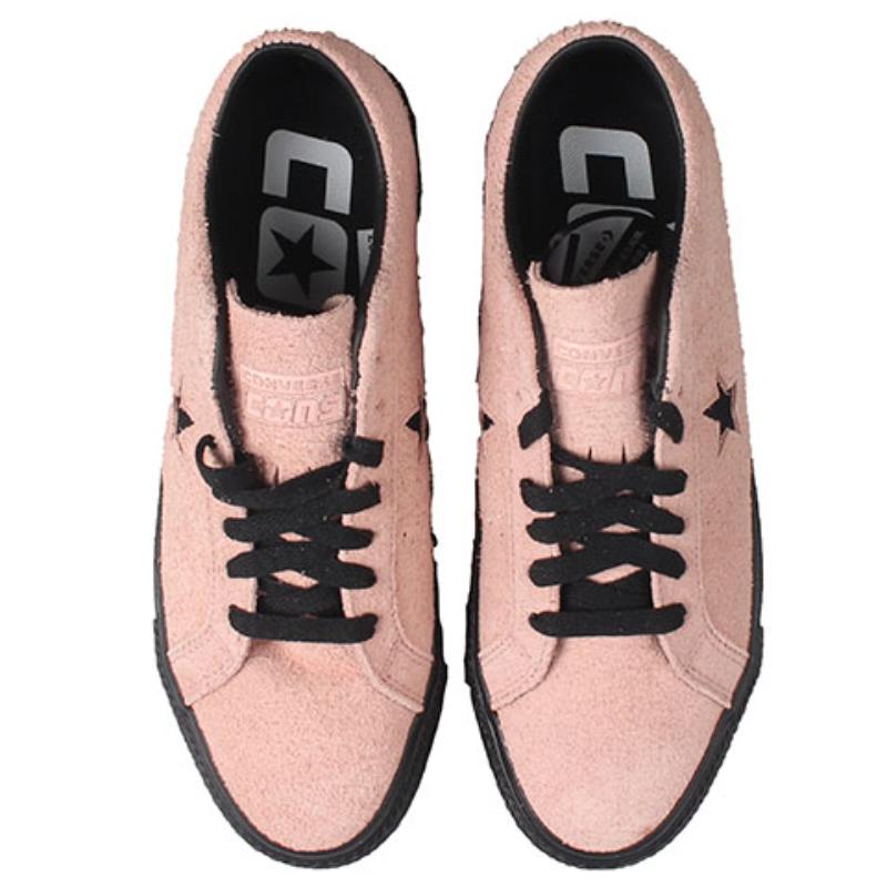 Converse One Star Pro Comfortable Versatile Anti-slip Breathable Low-top Skate Shoes Unisex Pink